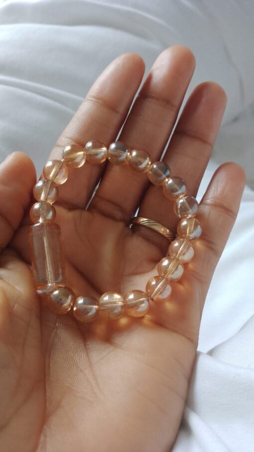 Bracelet pour femme en citrine naturelle